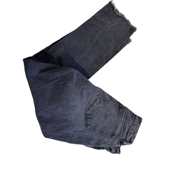 Made and Loved LOFT Jeans Women Black Curvy Straight Crop Size 2/26 High Rise - Picture 4 of 13